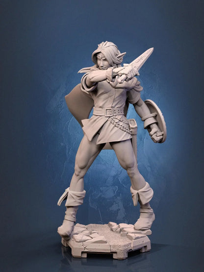 Lucía - Elfa de Dragun Studios | D&amp;D | Pathfinder | Wargaming | Juegos de fantasía | 32 mm y 75 mm
