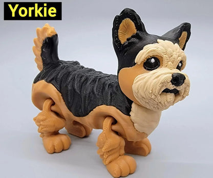Articulated Yorkie or Westie Toy
