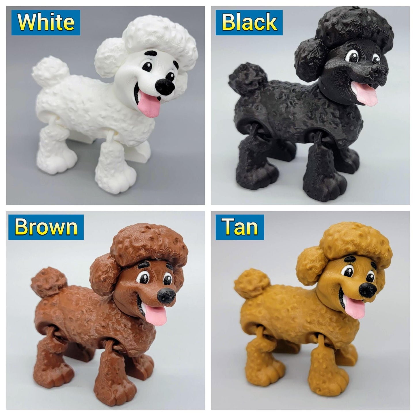 Articulated Poodle Toy