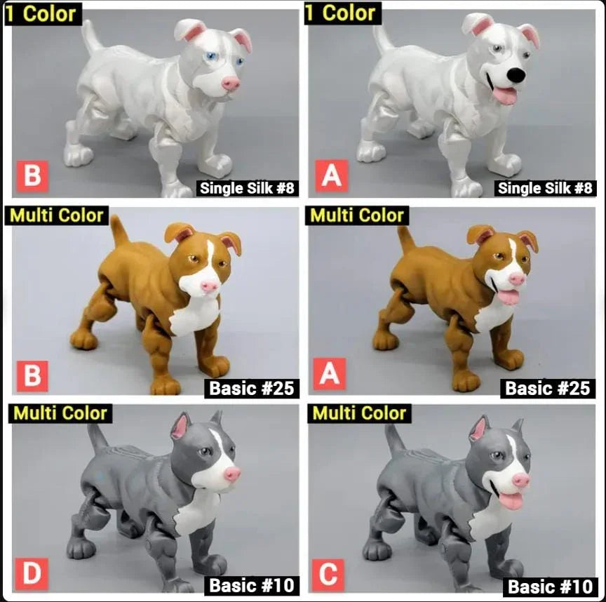 Articulated PitBull Toy