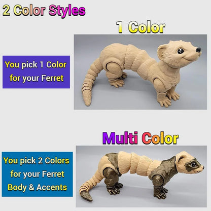 Articulated Ferret Toy