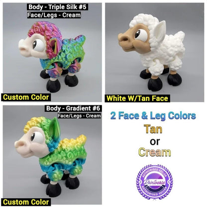 Articulated Lamb Toy
