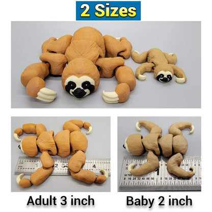 Flexi Sloth Toy or Keychain