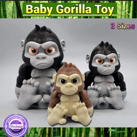 Articulated Baby Gorilla Toy