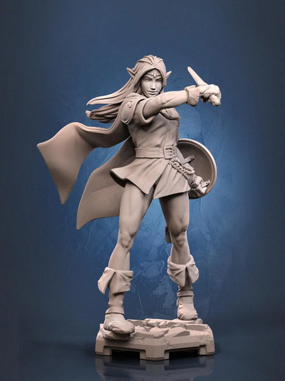Lucía - Elfa de Dragun Studios | D&amp;D | Pathfinder | Wargaming | Juegos de fantasía | 32 mm y 75 mm