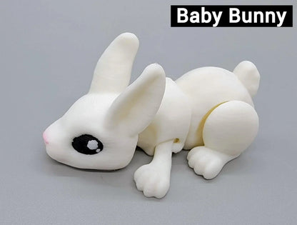 Articulated Baby Bunny Toy