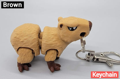 Mini Capybara Toy or Keychain