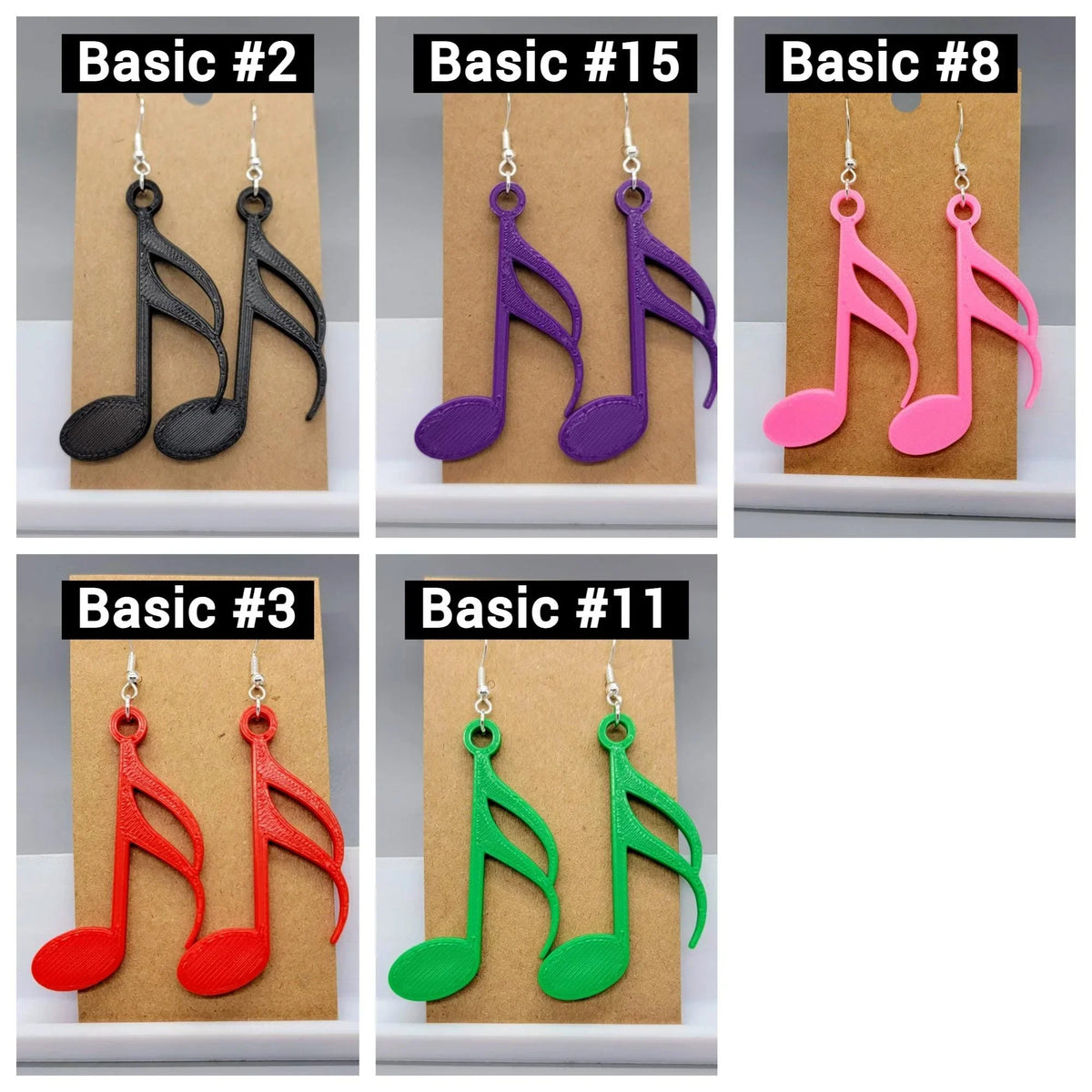 Music Note Earrings