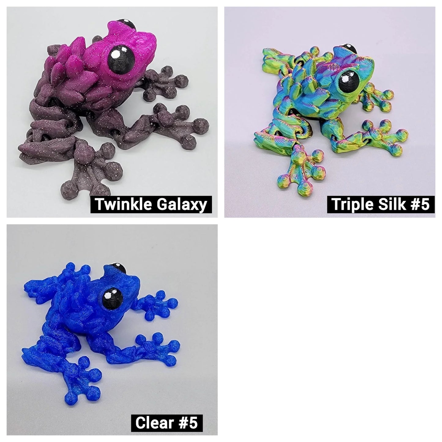 Articulated Gemstone Frog Toy