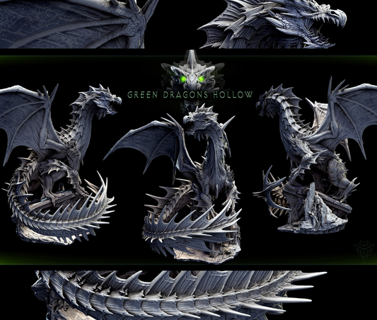 Adult Green Dragon | 2 Poses