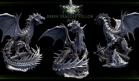 Adult Green Dragon | 2 Poses