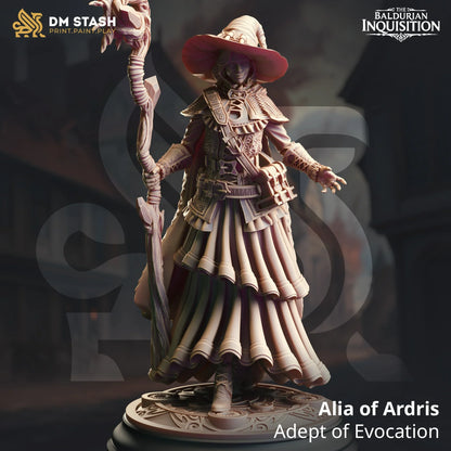 Alia of Ardris - Evocation Adept