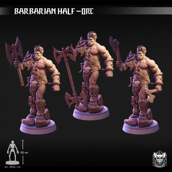 Barbarian Half-Orc