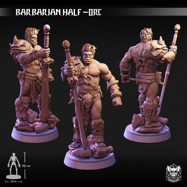 Barbarian Half-Orc