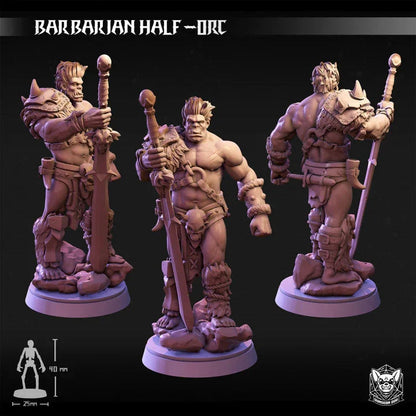Barbarian Half-Orc