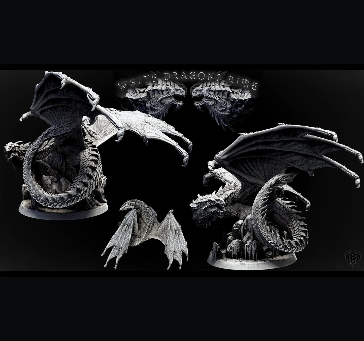 Dragón blanco adolescente