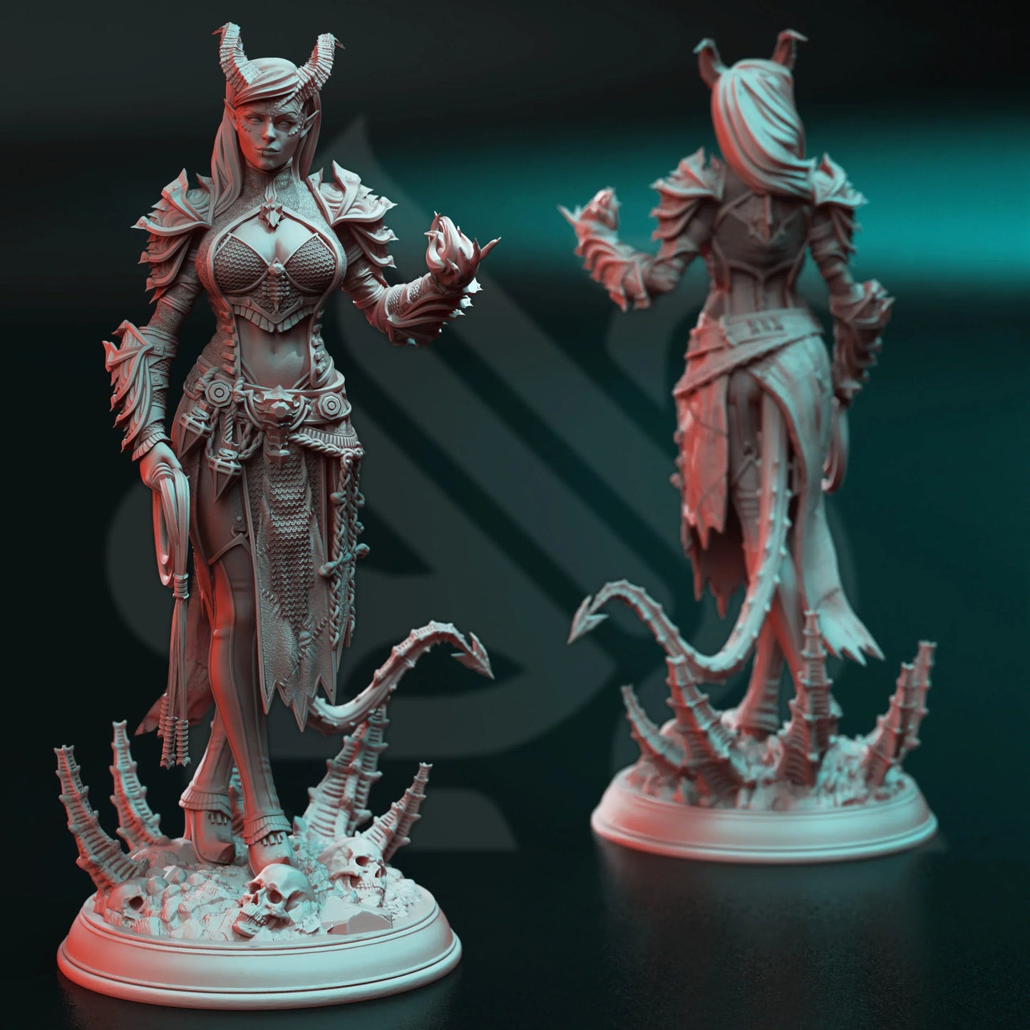 Tiefling Fiend Warlock - Skardi of the Third