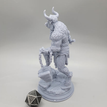 Chain Mace 75mm variant printed with 16k resin printers showcasing the details that really stand out with our engineering-grade resin