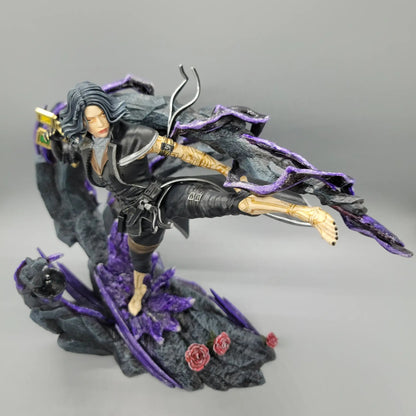 Front angle of hand painted Lune resin statue, 1:10 scale Clair Obscur Expedition 33 collectible