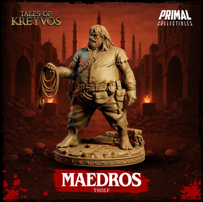 Maedros - Human Thief - Tales of Kreyvos - Resin Tabletop Miniature