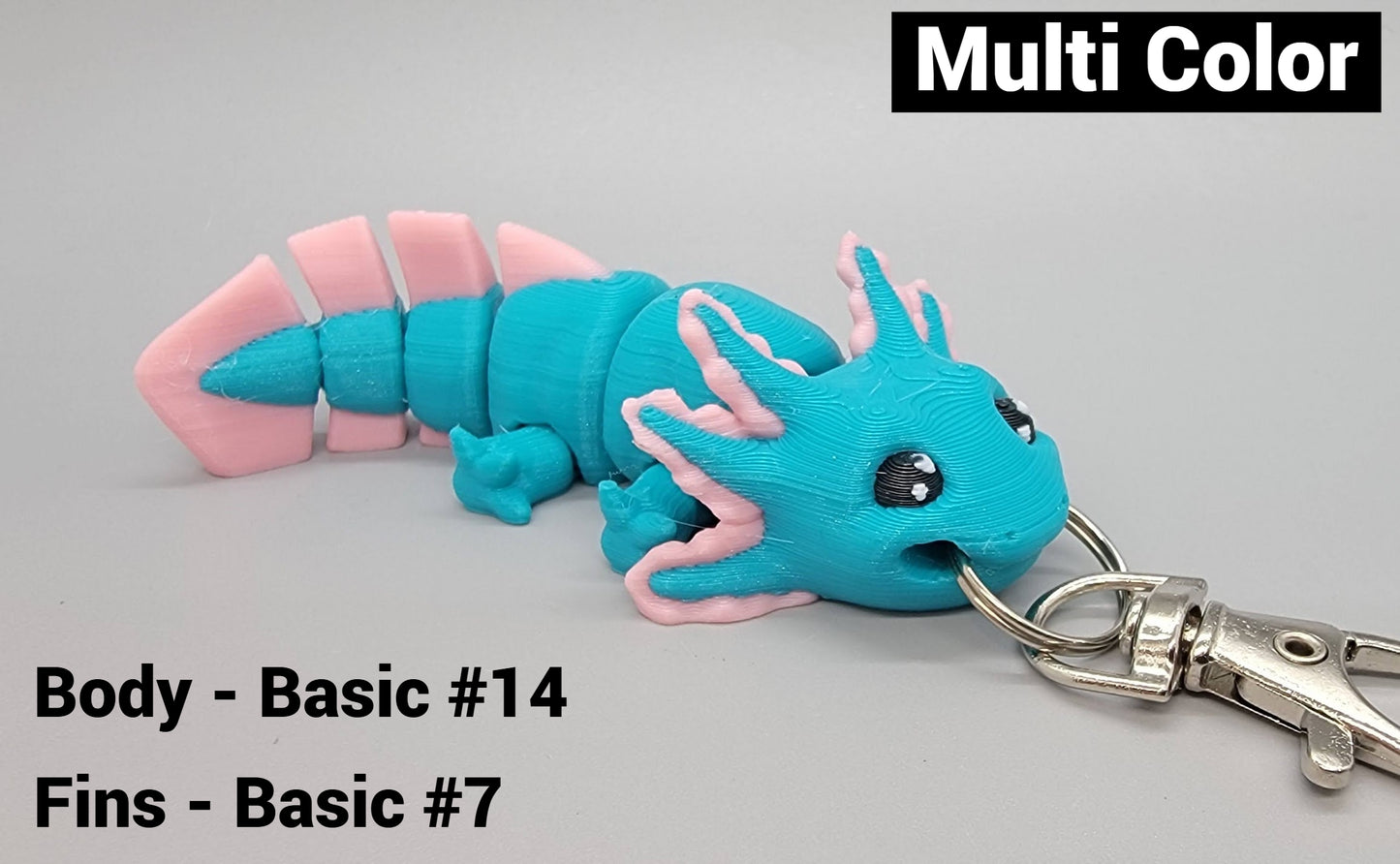 Mini Axolotl Fidget or Keychain