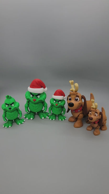 Little Green Guy & Dog Toy