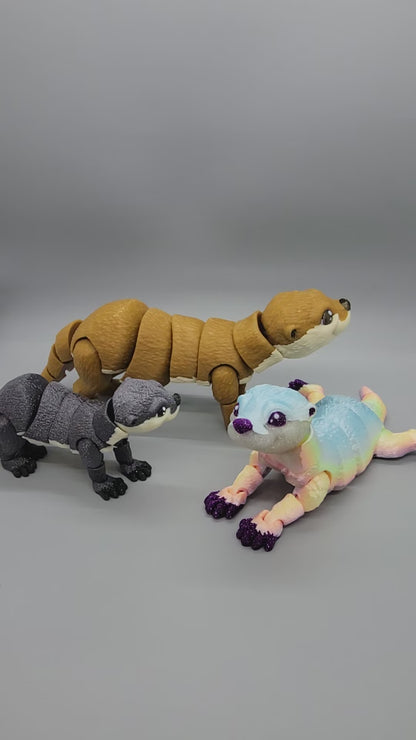 Articulated River Otter Toy