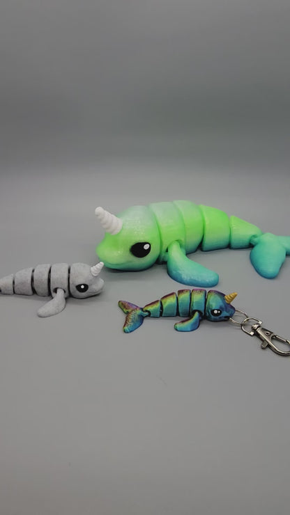 Baby Narwhal Toy or Keychain
