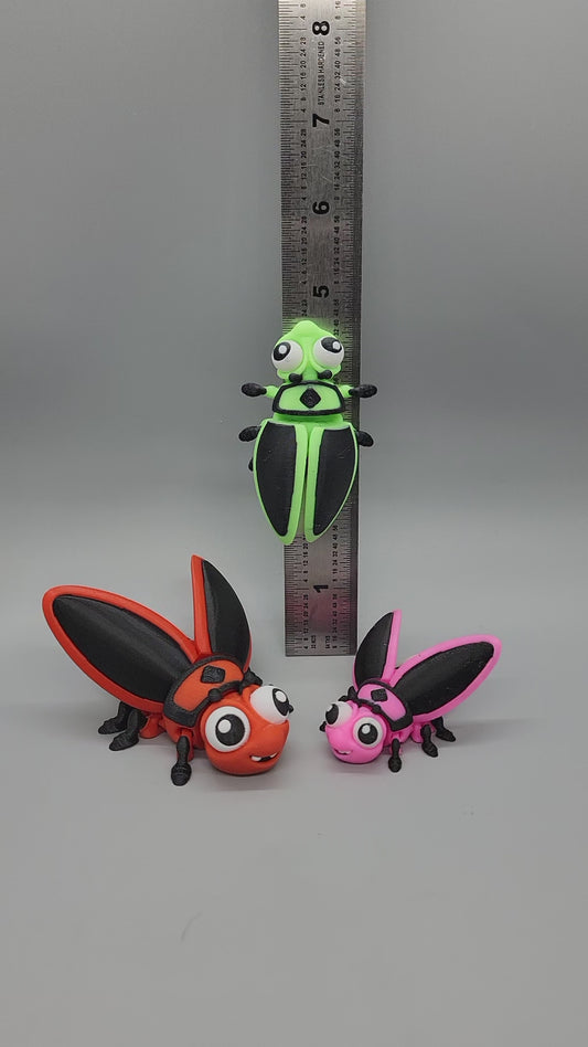 Juguete o imán de mariquita articulado