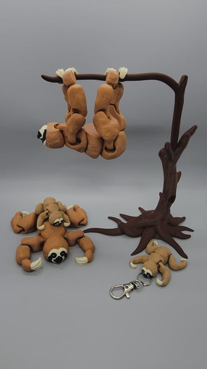 Flexi Sloth Toy or Keychain