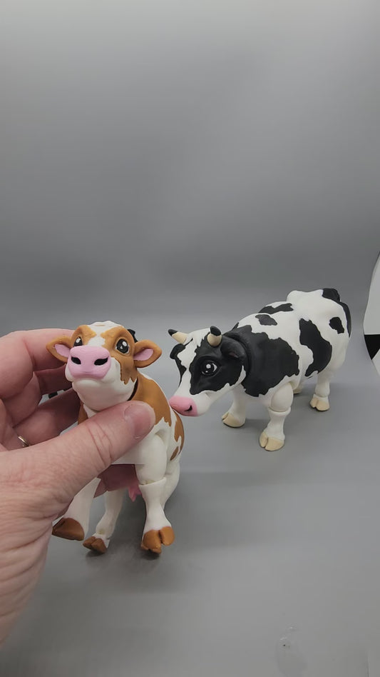 Articulated Dairy Cow Toy