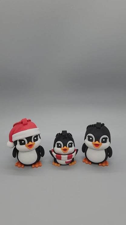 Baby Penguin Articulated Keychains