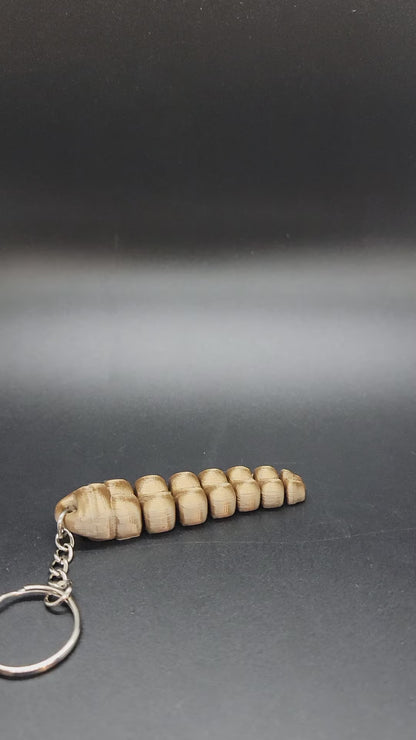 Rattlesnake Tail Keychain