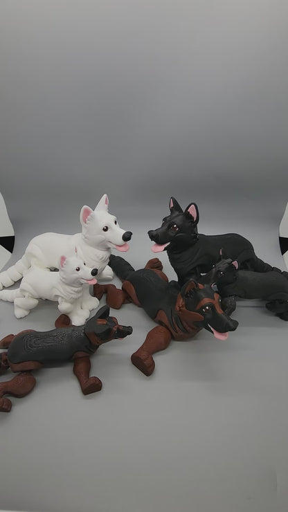 Articulated German Shepherd Toy