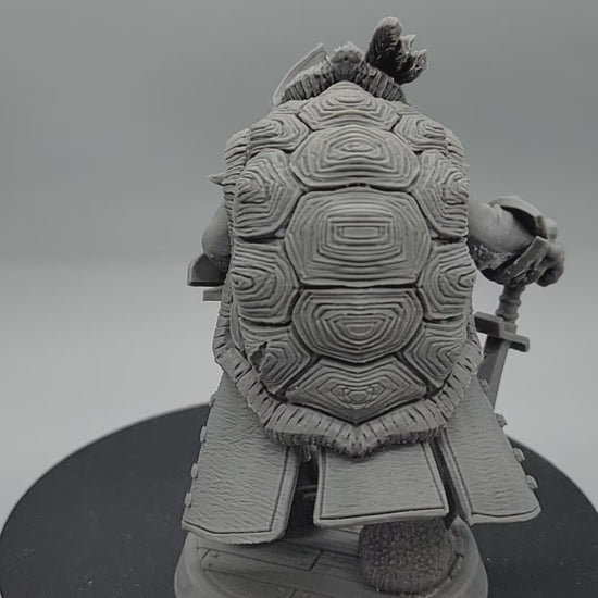 75mm Assembled Option of Krog in gray resin