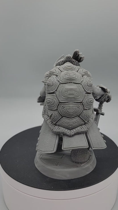75mm Assembled Option of Krog in gray resin