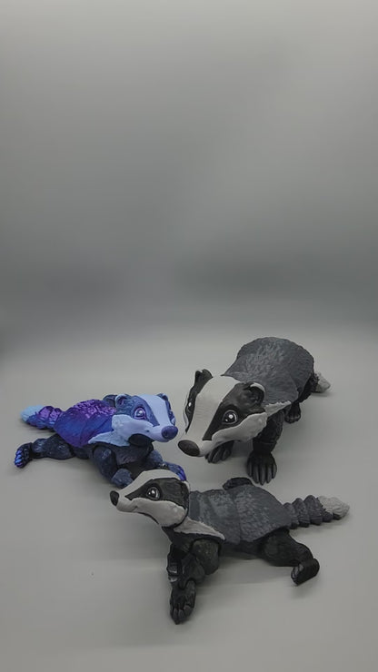 Articulated Badger & Honey Badger Toy