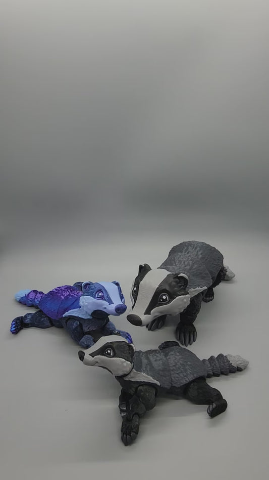 Articulated Badger & Honey Badger Toy