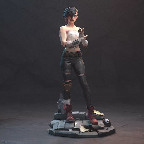 Vi Arcane 1:10 resin collectible statue full figure with urban rubble base and detailed sculpt
