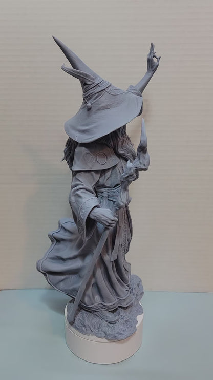 Test fit by D&K Custom Prints of Merlin Statue Figure sculpted by CA 3D Studios