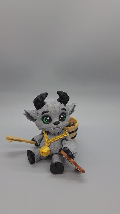 Juguete de murciélago mono Ahool con colores personalizados | Figura | Fidget | Impresión 3D | Cryptid