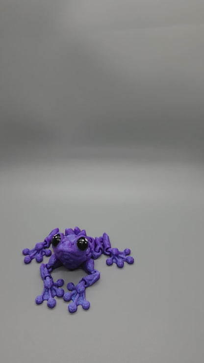 Articulated Gemstone Frog Toy