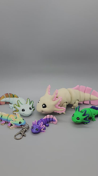 Mini Axolotl Toy or Keychain
