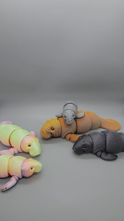 Articulated Manatee Toy