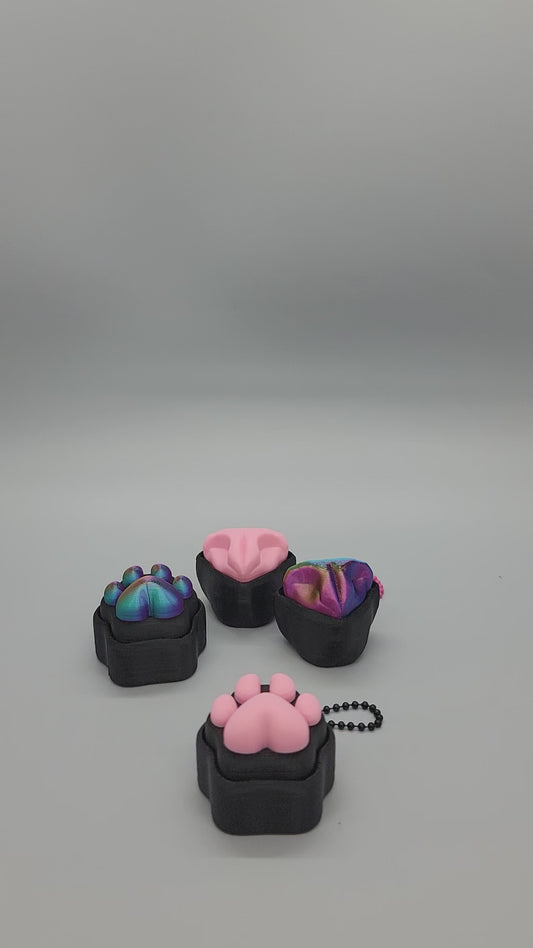 Paw Print & Cat Nose Clickers