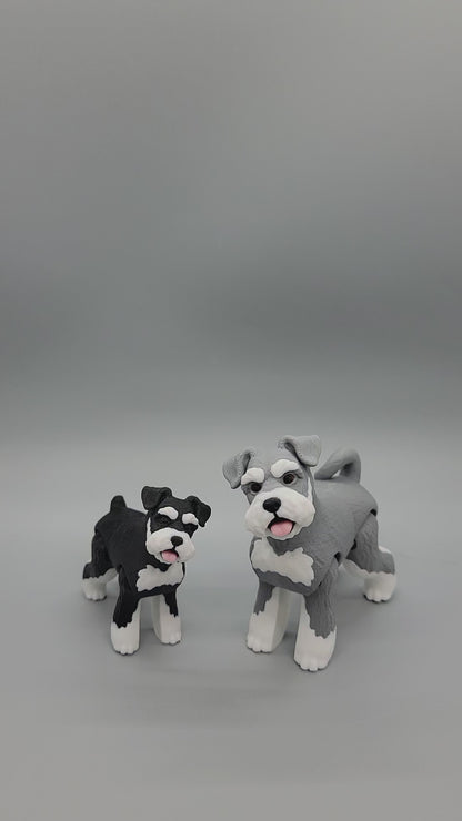 Articulated Schnauzer Dog Toy
