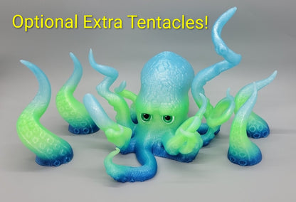 Custom Octopus Toothbrush Holder and Optional Tentacles