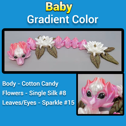 Articulated Serenity Lotus Dragon Toy
