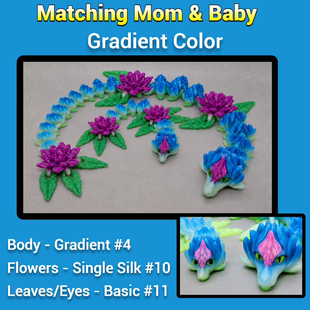 Articulated Serenity Lotus Dragon Toy