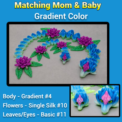 Articulated Serenity Lotus Dragon Toy